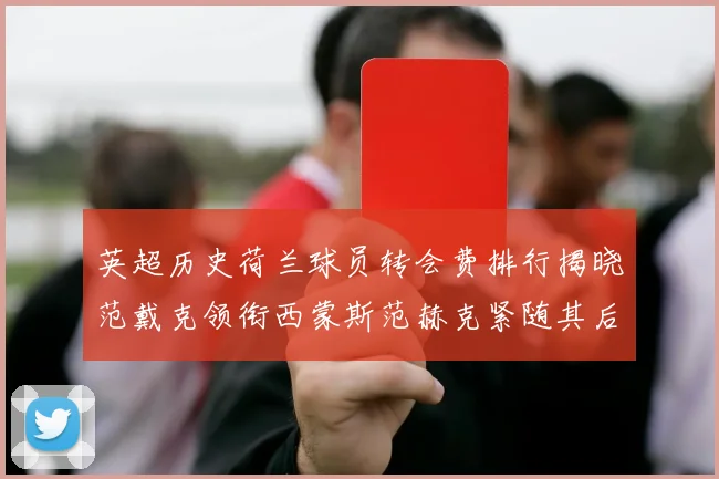 英超历史荷兰球员转会费排行揭晓范戴克领衔西蒙斯范赫克紧随其后