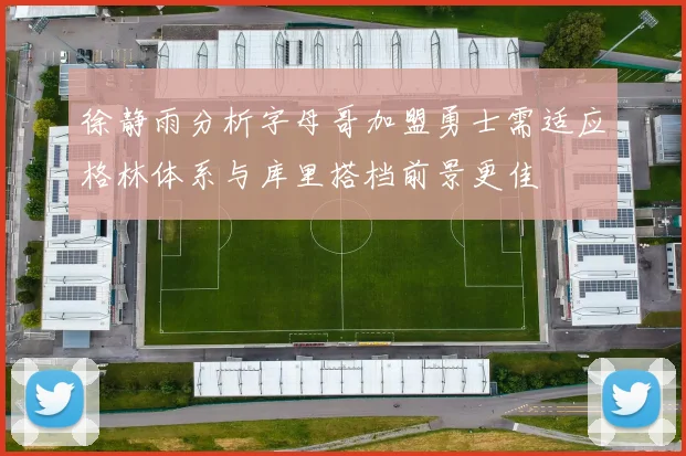 徐静雨分析字母哥加盟勇士需适应格林体系与库里搭档前景更佳